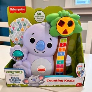 New Fisher-Price Linkimals Counting Koala Toy w/ Interactive Lights & Music 🐨